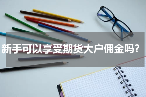 新手可以享受期货大户佣金吗？